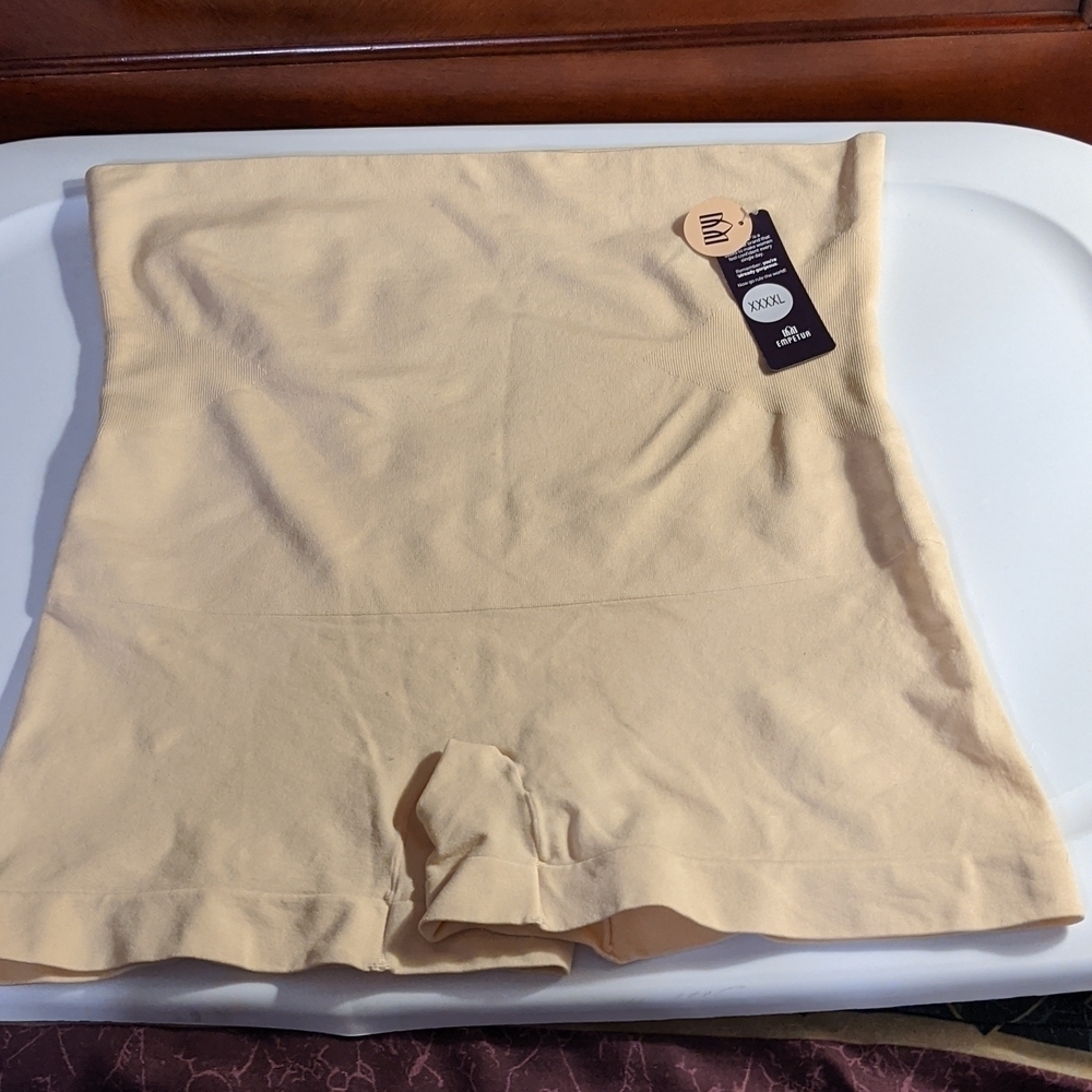 Empetua High Waisted All Day Boyshort Shaper Beige - 4X